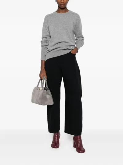 Oliver Lattughi Round-neck Ribbed-cuff Sweater In Animal Print