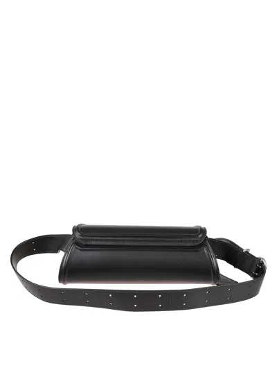 Jil Sander Cylindrical Shoulder Bag In Black