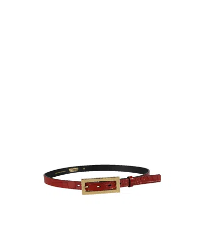 Dsquared2 Square Buckle Belt In Brown