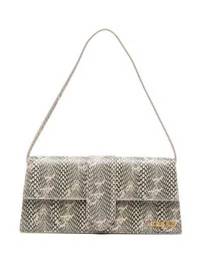 Jacquemus Women Le Bambino Long Shoulder Bag In Gray