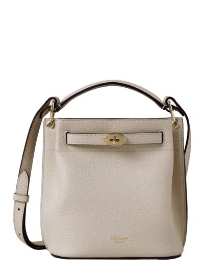 Mulberry Mini Islington Bucket Cross Body Bag In Neutral
