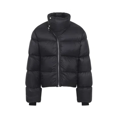 Rick Owens Black Porterville Jumbo Hooded Peter Down Jacket In Black