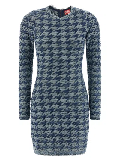 Diesel "m-halma" Dress In Blue