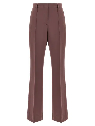 Brioni Pleat Detailed Tailored Pants In Brown