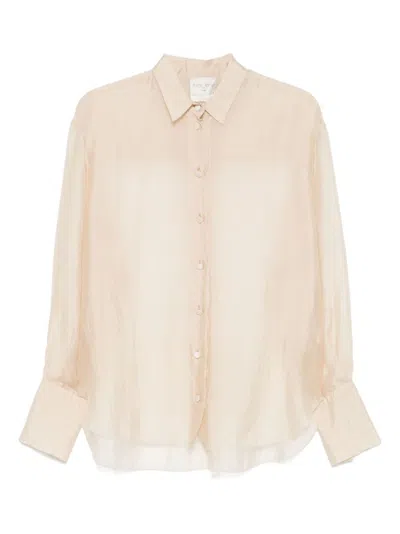 Forte Forte Organze Shirt In Nude