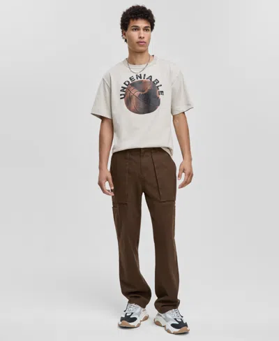 Mode Of One Men's Regular-fit Utility Pants, Created For Macy's In Brown