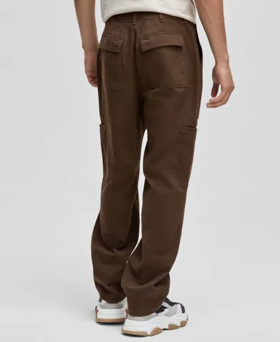 Mode Of One Men's Regular-fit Utility Pants, Created For Macy's In Brown