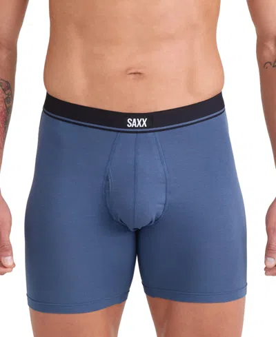 Saxx Men's 3pk. Essential Cotton Logo Boxer Briefs In Multi