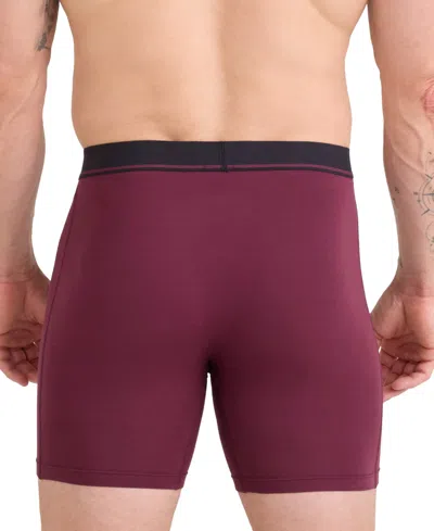 Saxx Men's 3pk. Essential Cotton Logo Boxer Briefs In Multi