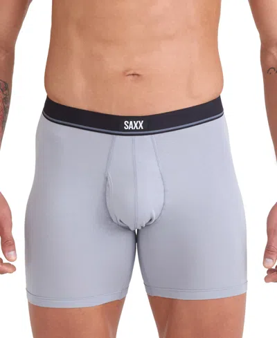 Saxx Men's 3pk. Essential Cotton Logo Boxer Briefs In Multi