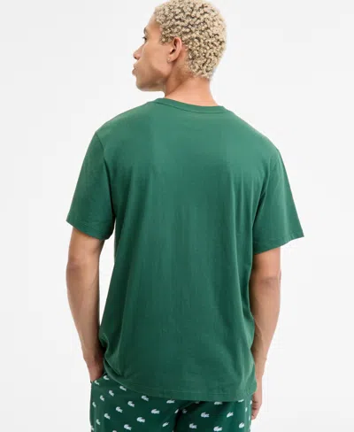 Lacoste Men's Loungewear Sleep T-shirt In Green