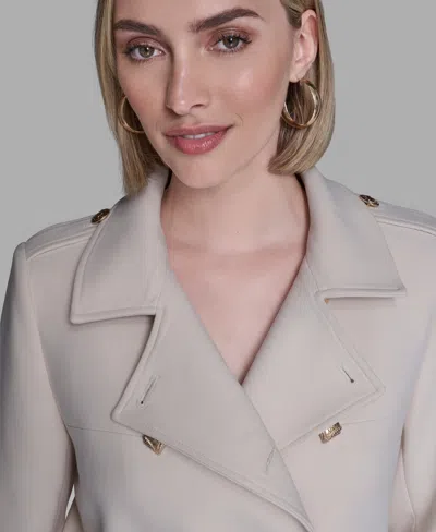 Karl Lagerfeld Women's Double-breasted Jacket In Brown