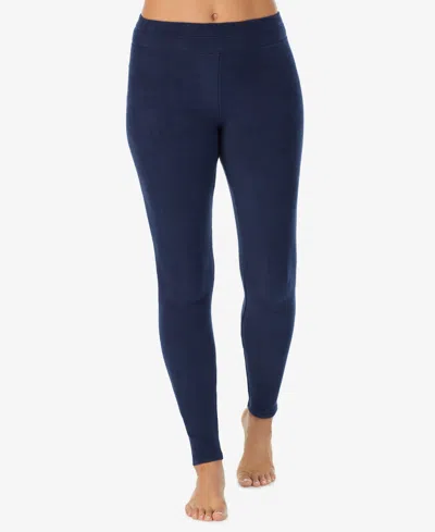 Cuddl Duds Fleecewear Stretch Leggings In Blue