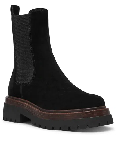 Steve Madden Women's Blitzen Stretch Ankle Boots In Black