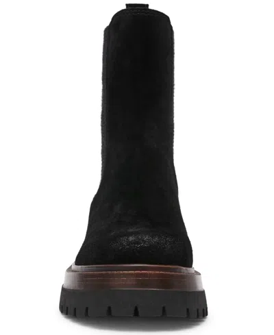 Steve Madden Women's Blitzen Stretch Ankle Boots In Black