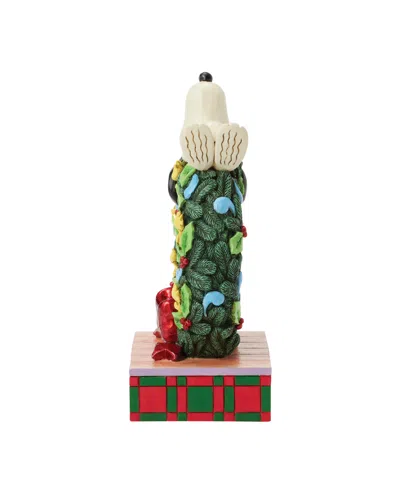Jim Shore Snoopy Sleeping On Led Wreath Figurine In Multi