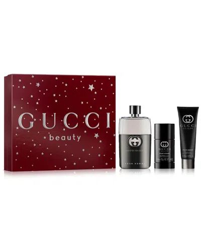 Gucci Guilty Pour Homme Gift Set In Transparent