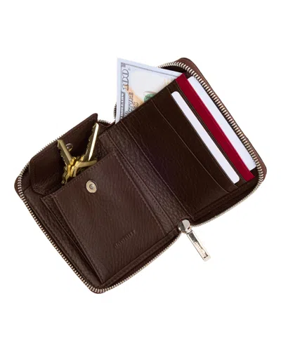 Hammitt 5 Women's North Leather Wallet In Brown