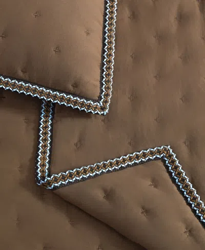 Ugg Devon  Braid Quilt Set, King In Brown