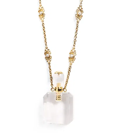 Chloé Victorian Pendant Necklace In Gold