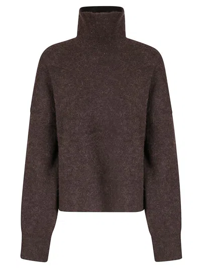 Samsoe & Samsoe Nola Sweater In Brown