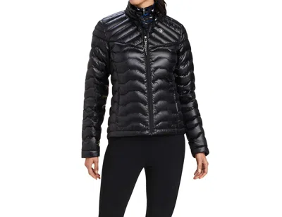 Ariat Ideal Down Jacket In Ir Black In Black