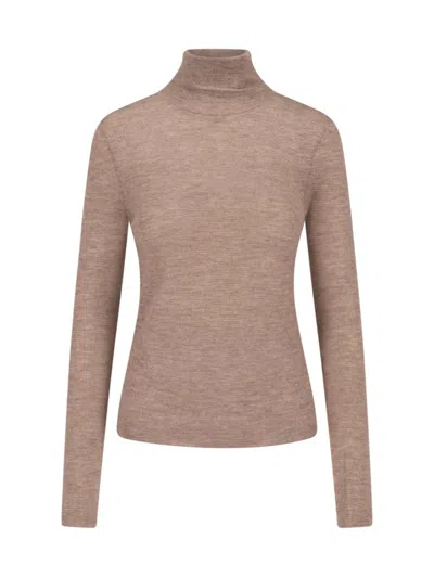Lisa Yang The Lory Sweater In Brown