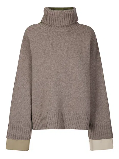 Jejia Olly Over Turtle Reversible Jumper In Gray