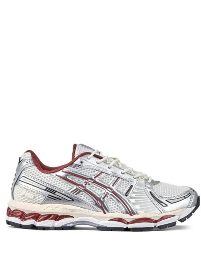 Asics Gel Kayano Running Shoe With Contrast Sole In White