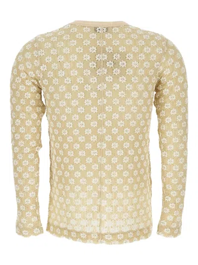 Tanaka Floral Long Sleeve Top In Yellow