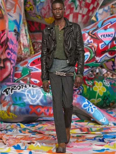 Diesel D-tex-oiled Leather Ankle Boots With Split Sole In Brown