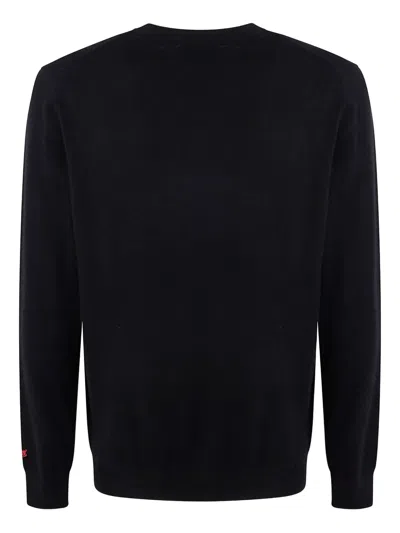 Mc2 Saint Barth "heron Light Embry" Pullover In Black