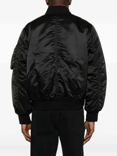 Etudes Studio Logo-detail Bomber Jacket In Black