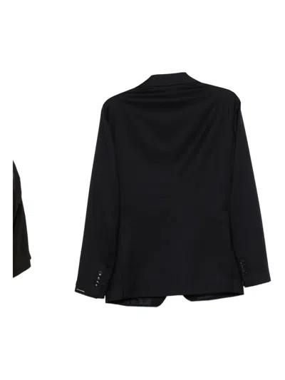 Tagliatore Two-button Blazer In Black