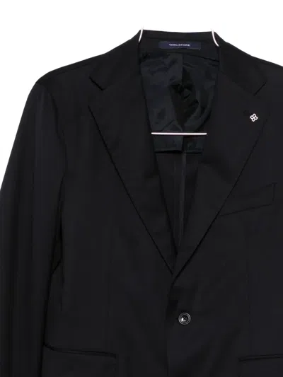 Tagliatore Two-button Blazer In Black