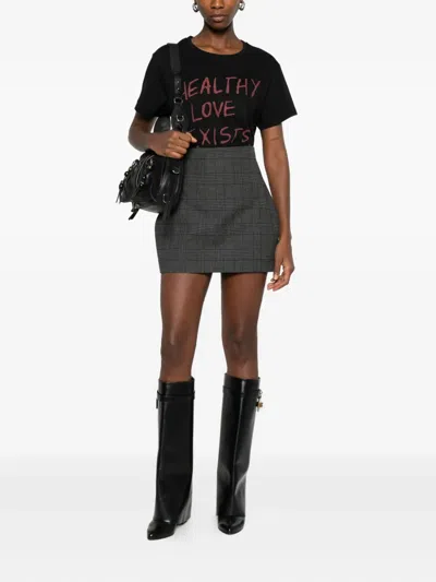 Aniye By Checked Mini Skirt In Black