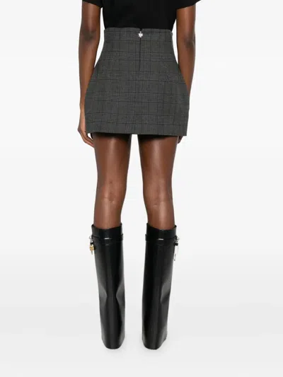 Aniye By Checked Mini Skirt In Black