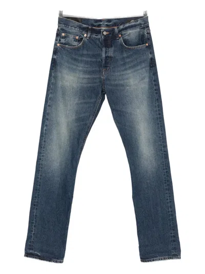 Dondup Faded-wash Jeans In Blue