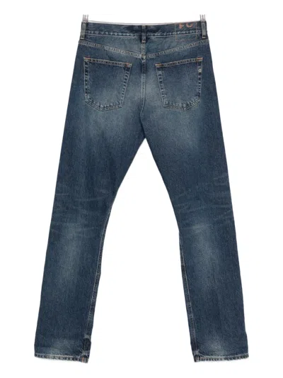 Dondup Faded-wash Jeans In Blue