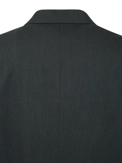 Studio Tomboy Buttoned Tailored Jacket In Gray