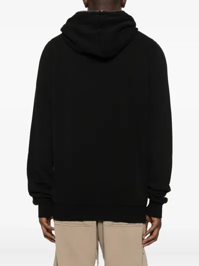 Rick Owens Drkshdw Long-sleeve Zip-up Hoodie In Black