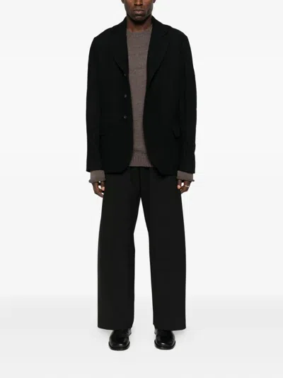 Masnada Single-breasted Blazer In Black