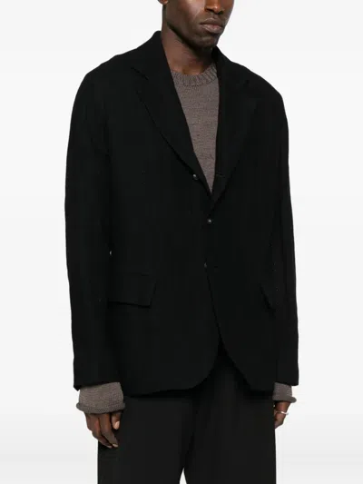 Masnada Single-breasted Blazer In Black