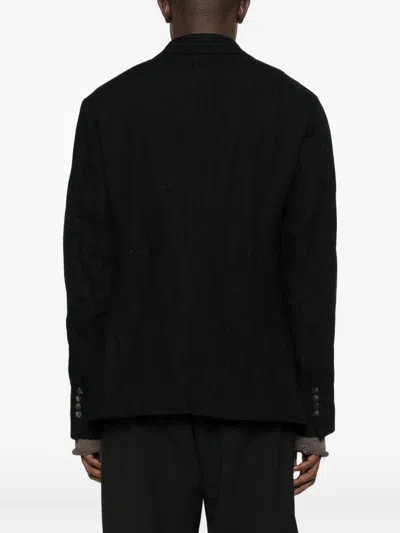 Masnada Single-breasted Blazer In Black