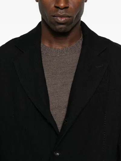 Masnada Single-breasted Blazer In Black