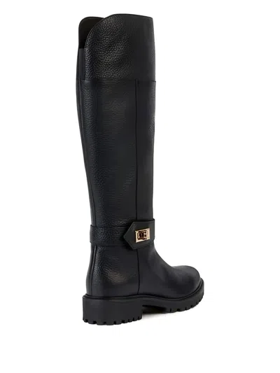 Geox Hoara Boots In Black