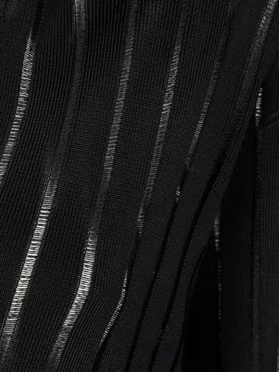 Sapio Viscose Crepe De Chine V Neck Sweater In Black