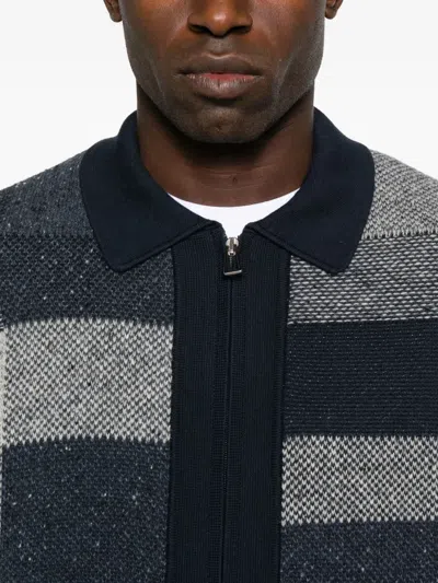 Paul Smith Patchwork-design Zip-up Cardigan In Multi