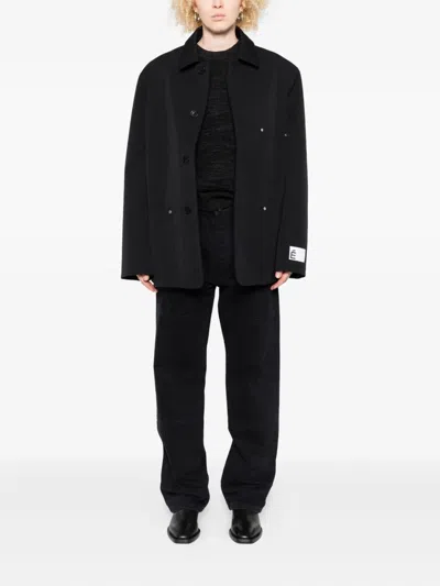 Etudes Studio Buttoned Pocket Jacket In Black