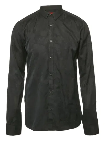 Pre-owned Boss Green Hugo Boss Cotton Shirt In Black